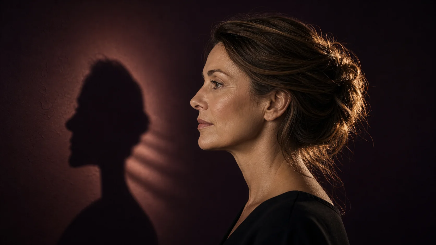 Konstnärligt porträtt om valet mellan botox och fillers för kontur, volym och ansiktsuttryck.